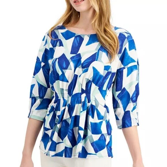 Alfani Cinched Front Top - Picture 1 of 11